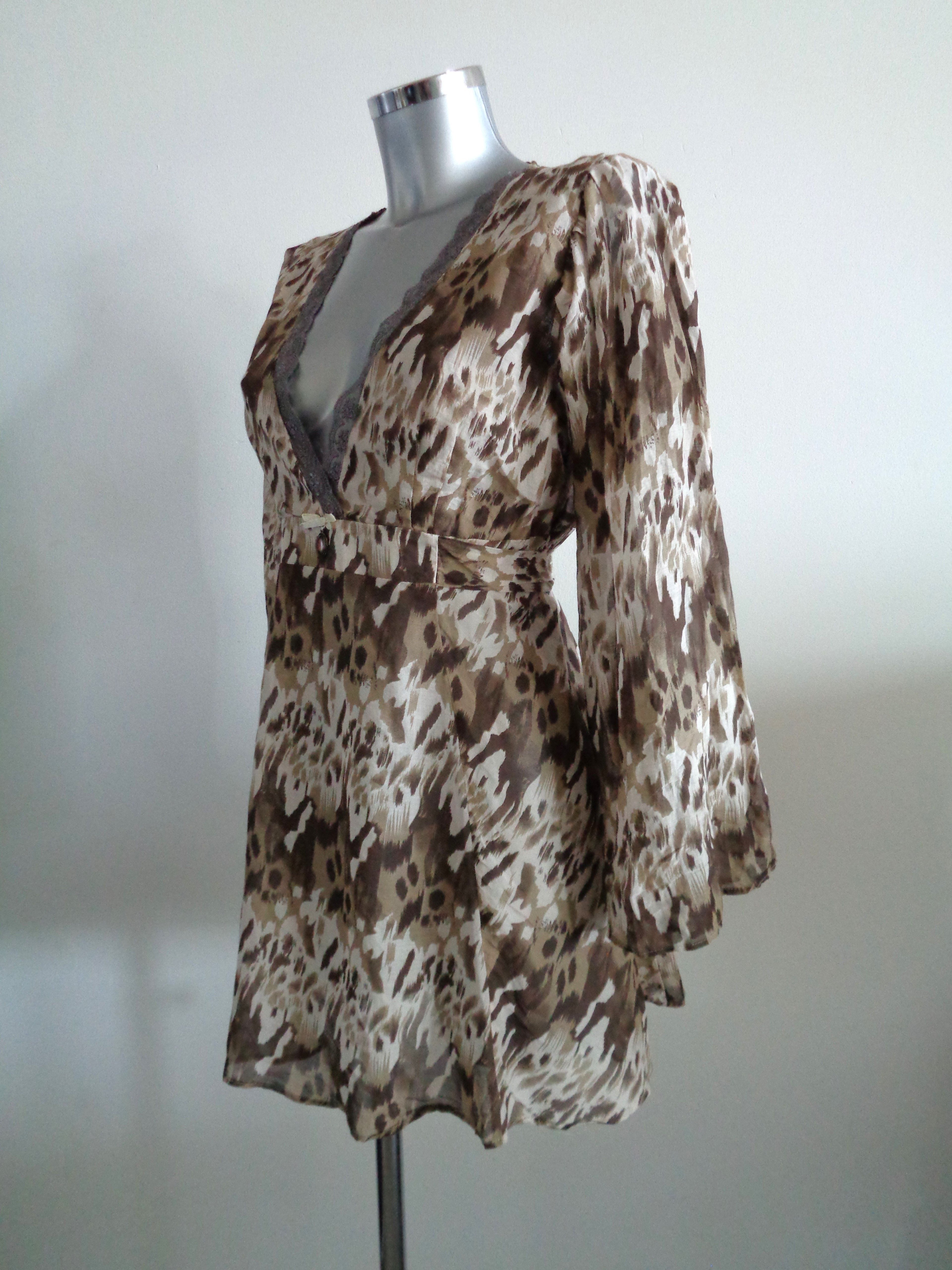 Amor Lola tuniek, maat medium, zijde en katoen, NIEUW