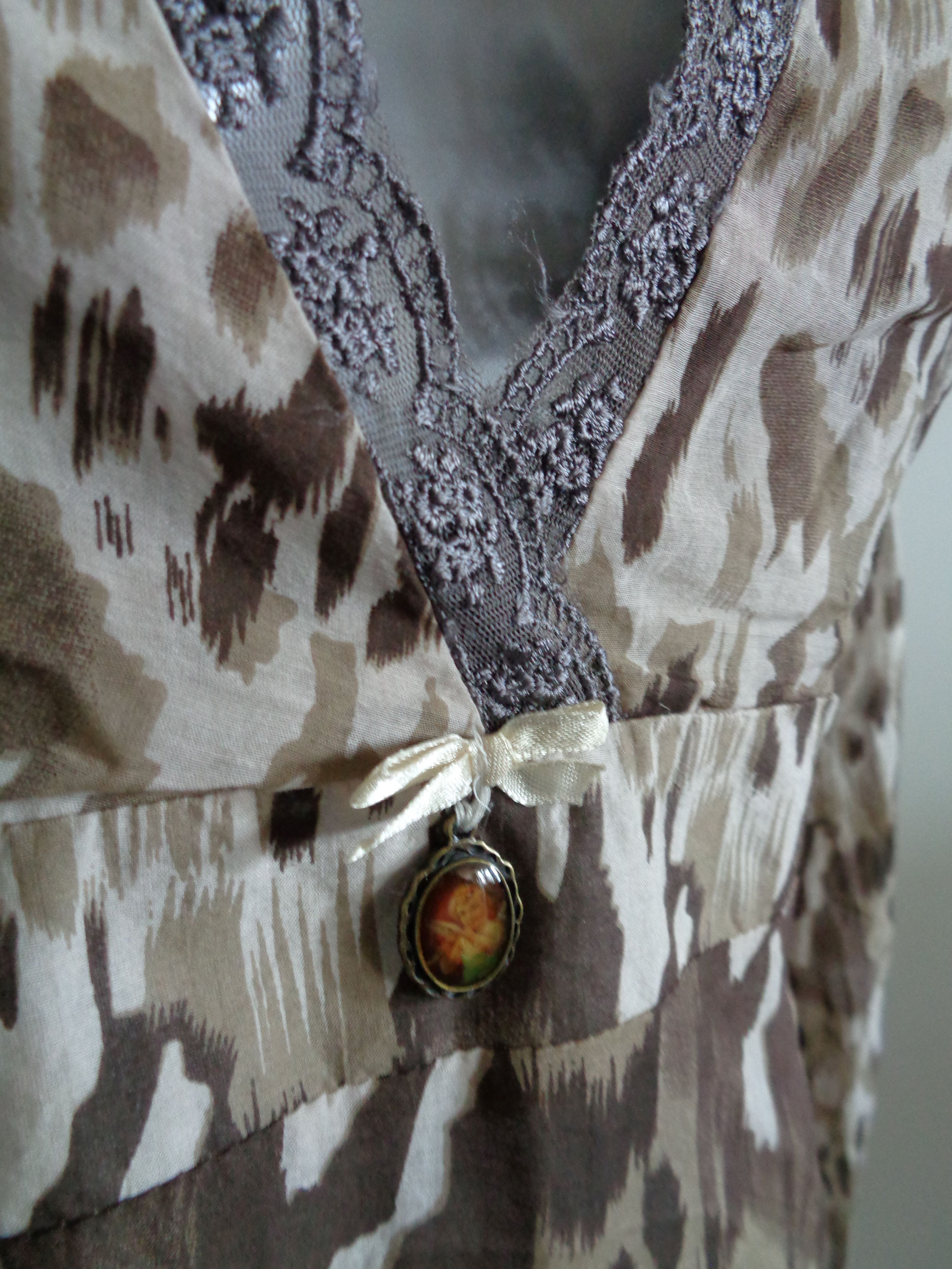 Amor Lola tuniek, maat medium, zijde en katoen, NIEUW