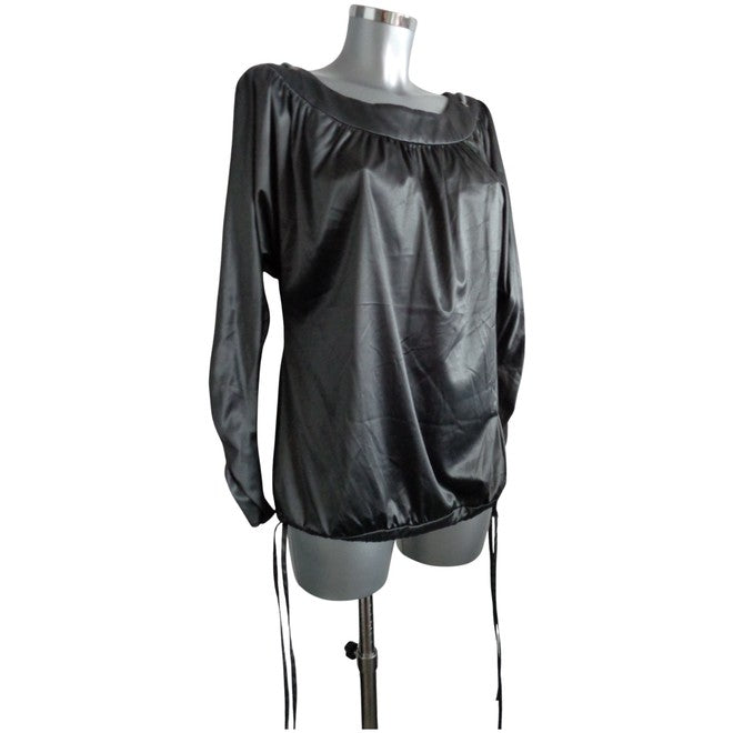 Monique Collignon designer blouse, satijn, maat 36 en 38, Nieuw