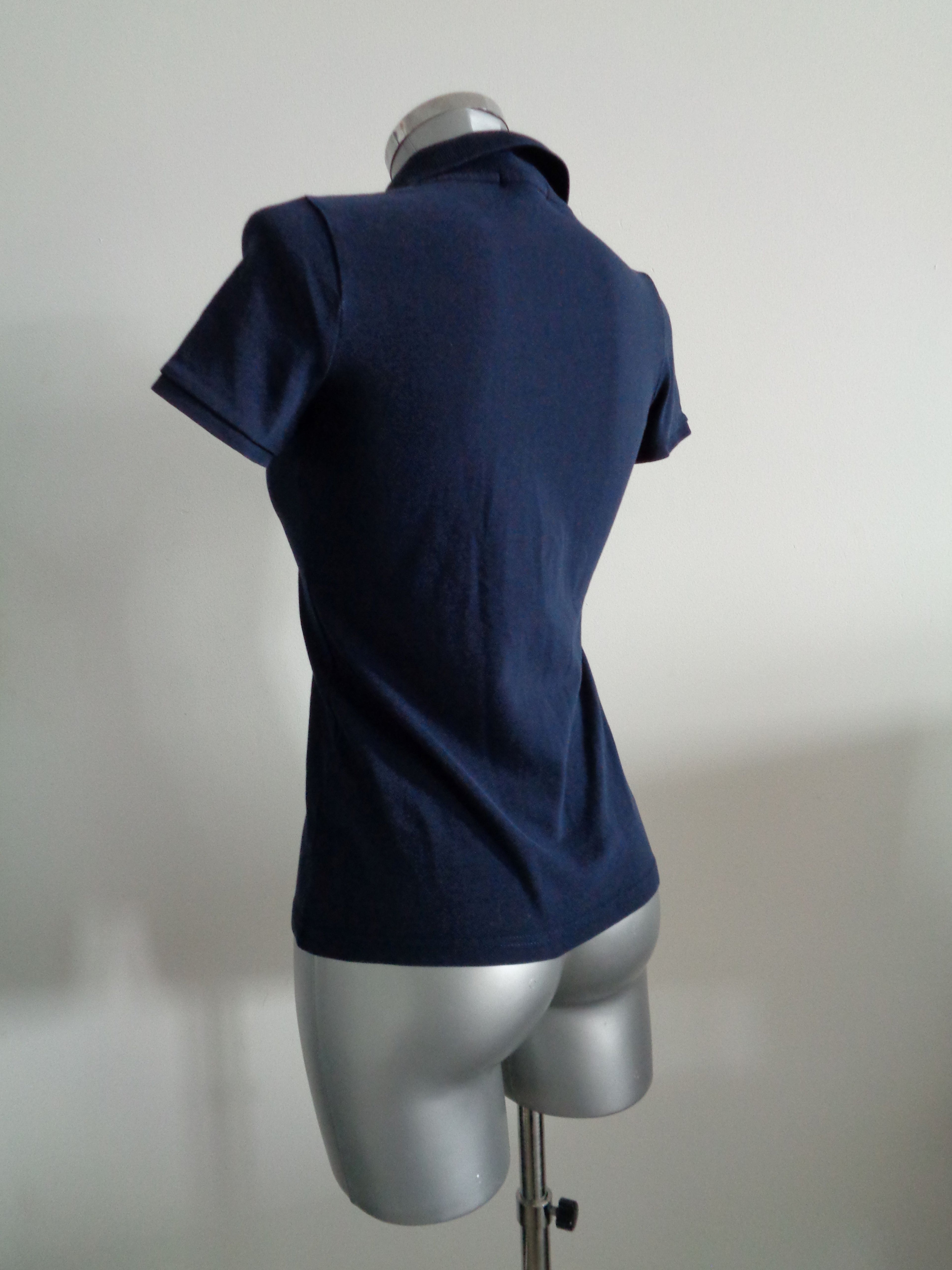 Burberry Brit polo top met nova check, maat small Nieuw