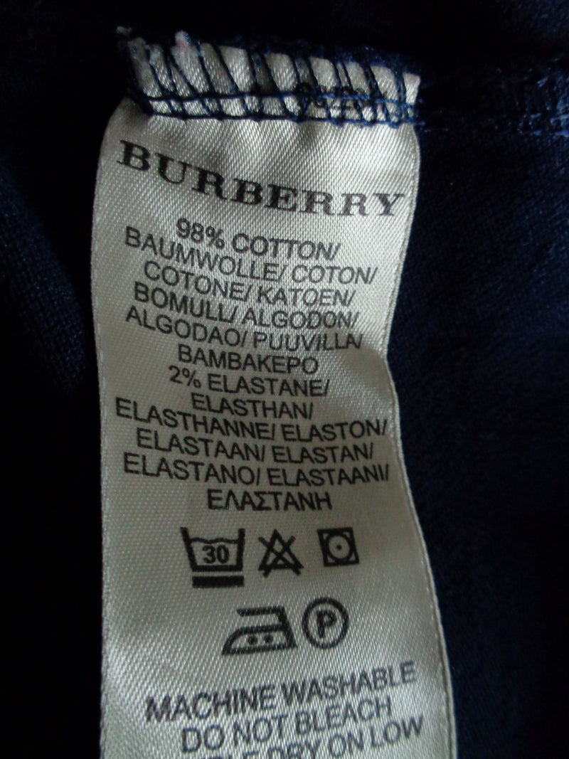 Burberry Brit polo top met nova check, maat small Nieuw