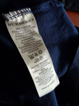 Burberry Brit polo top met nova check, maat small Nieuw