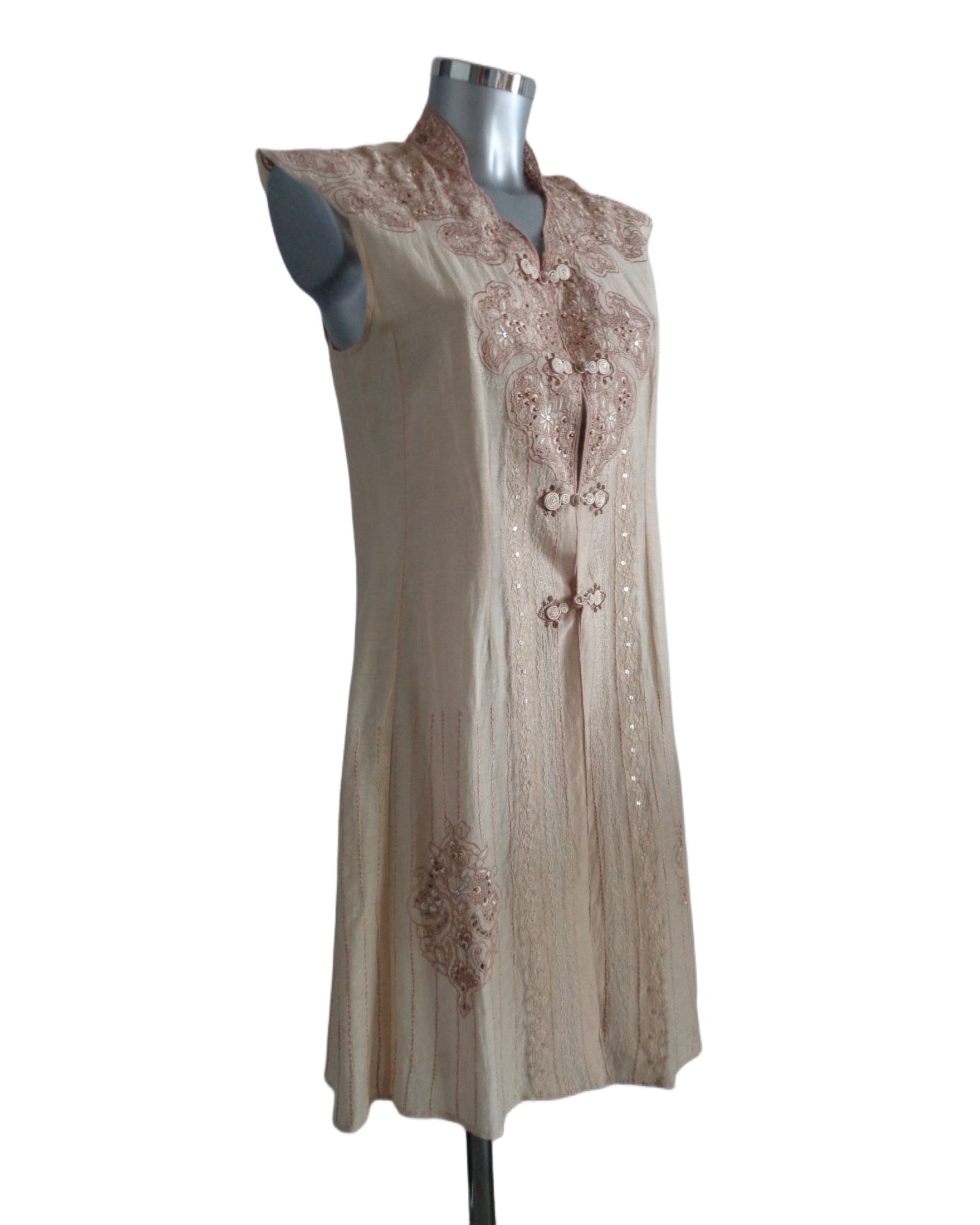 CHINE tuniek jurk, zijde en katoen, maat 36, Nieuw met kaartjes