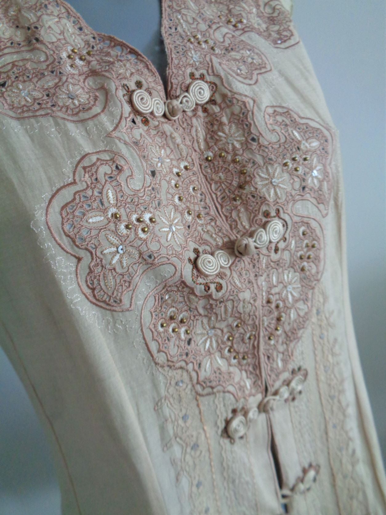 CHINE tuniek jurk, zijde en katoen, maat 36, Nieuw met kaartjes