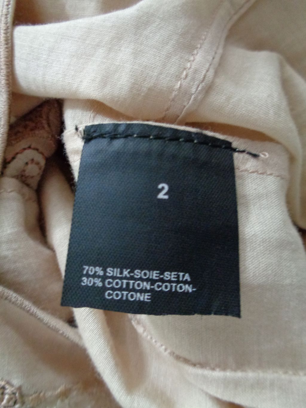 CHINE tuniek jurk, zijde en katoen, maat 36, Nieuw met kaartjes