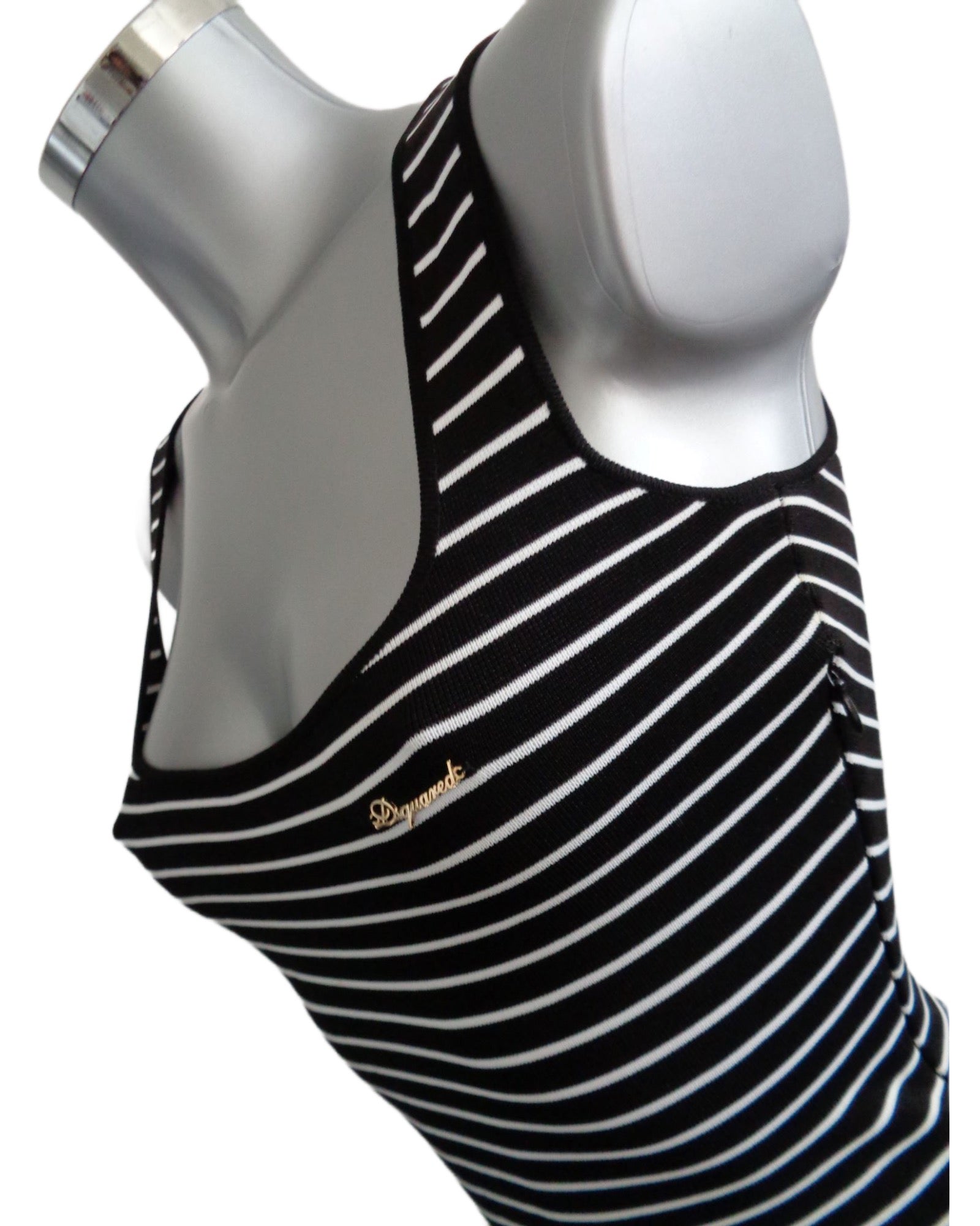 Dsquared2 marine jurk, origineel, maat S/M, NIEUW