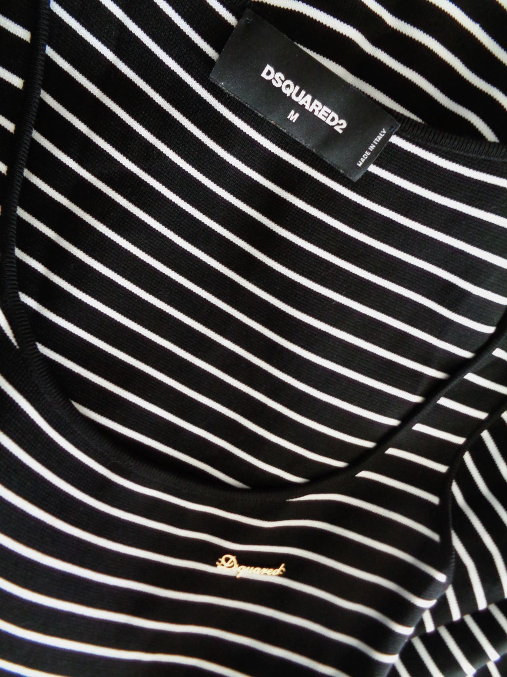 Dsquared2 marine jurk, origineel, maat S/M, NIEUW