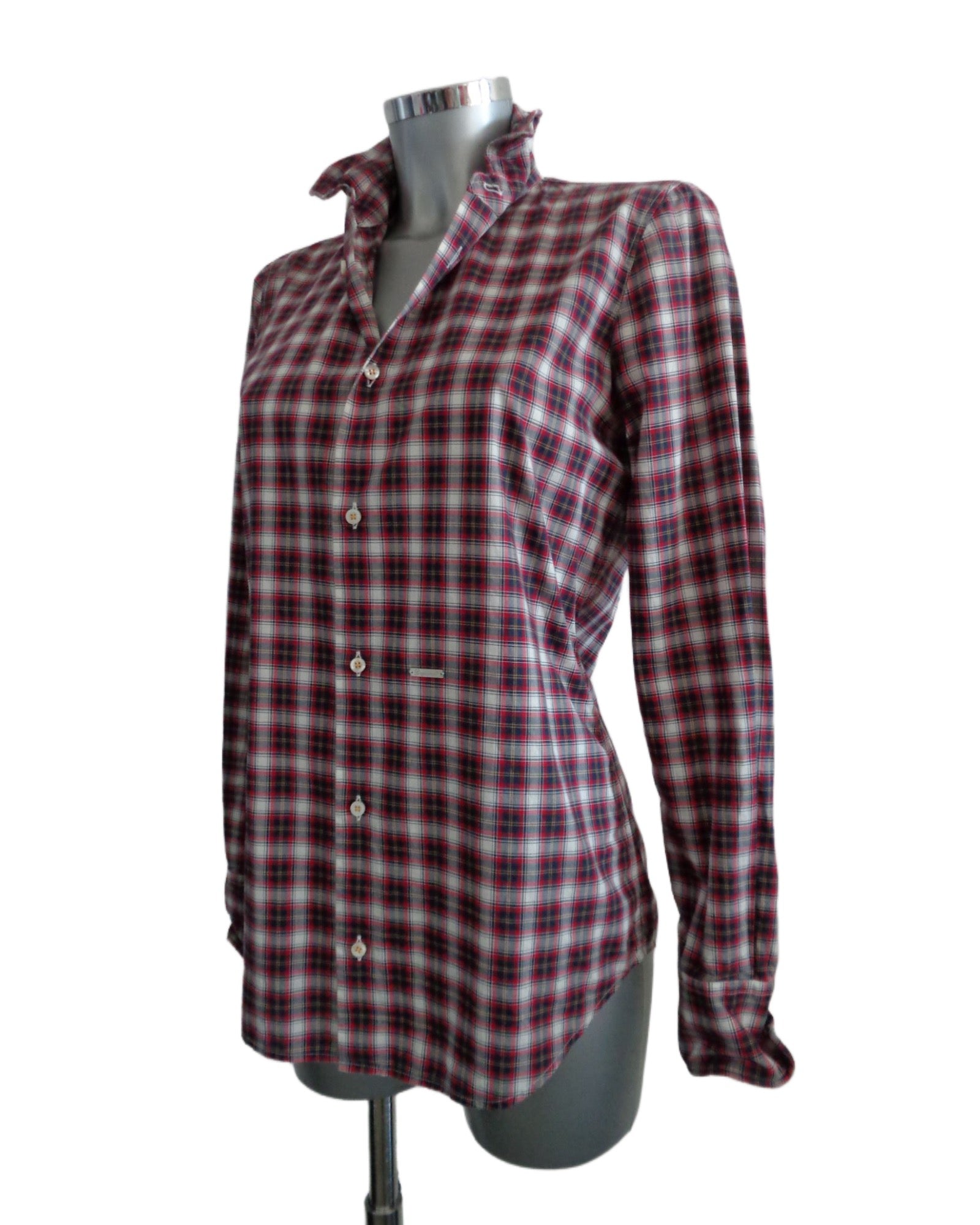 Dsquared2 geruite blouse, IT42-NL36/38 Nieuw en origineel