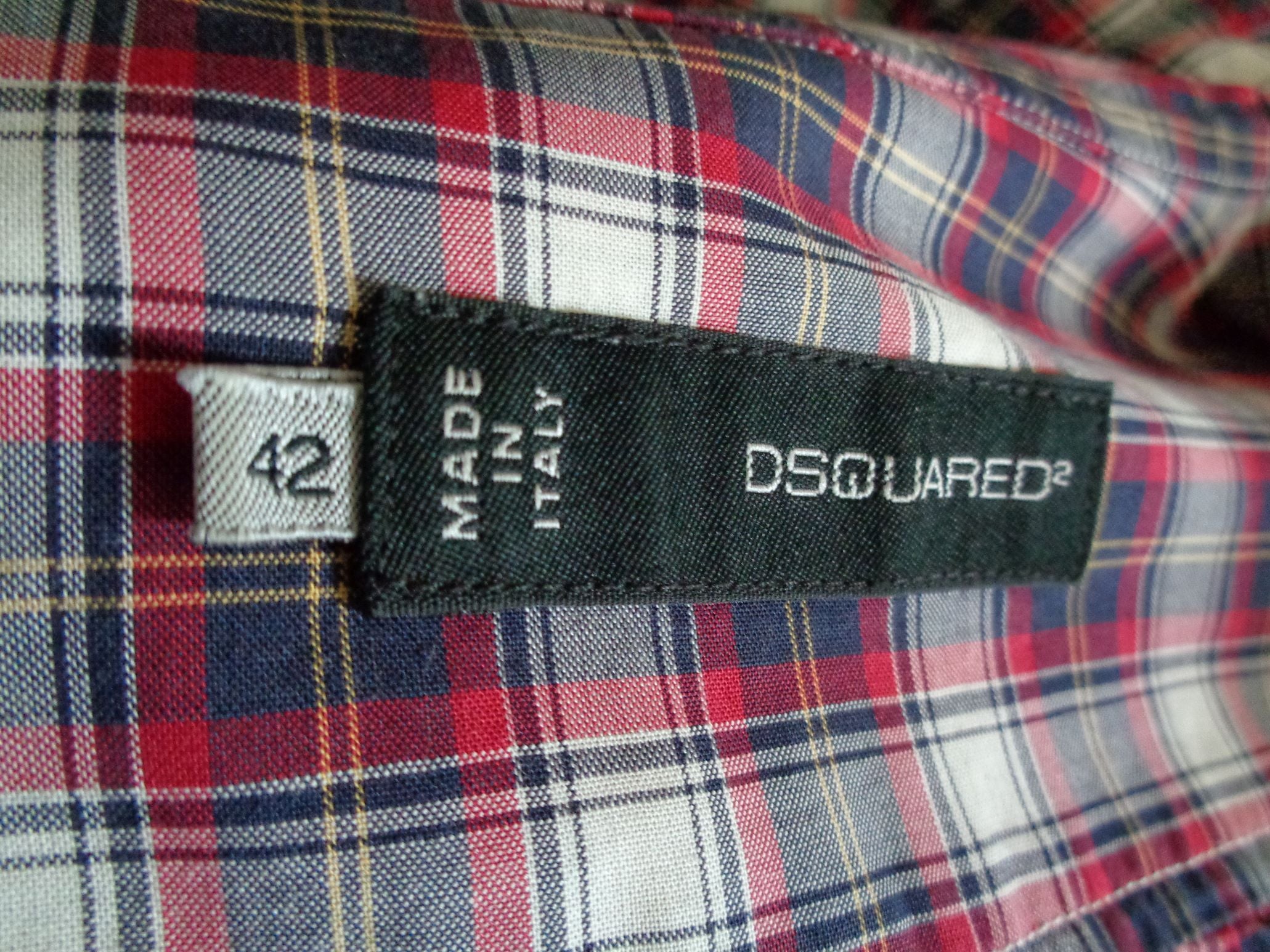 Dsquared2 geruite blouse, IT42-NL36/38 Nieuw en origineel
