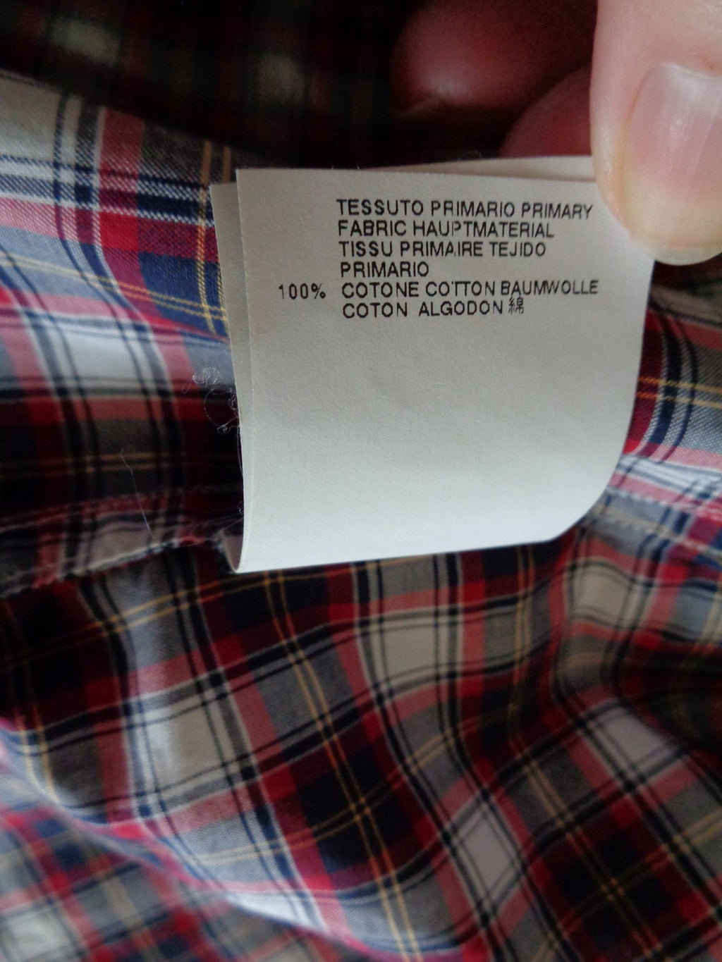 Dsquared2 geruite blouse, IT42-NL36/38 Nieuw en origineel