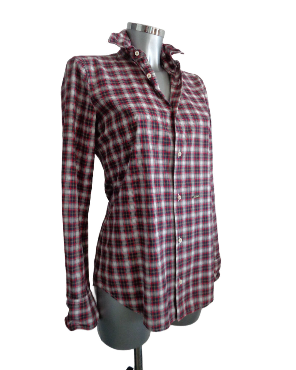 Dsquared2 geruite blouse, IT42-NL36/38 Nieuw en origineel