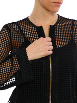 Diane von Furstenberg Chain Lace Jacket