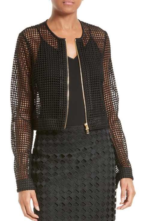 Diane von Furstenberg Chain Lace Jacket