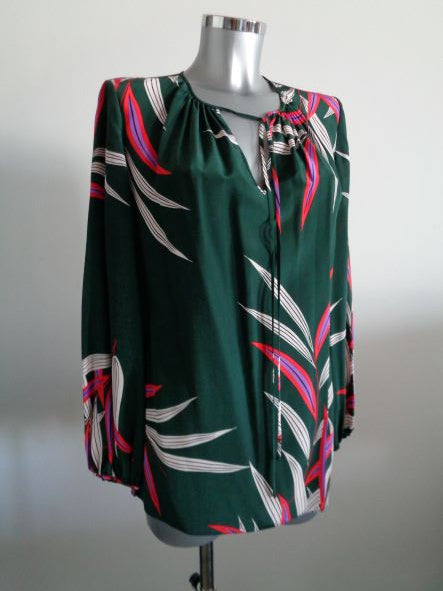 Diane von Furstenberg zijden blouse, maat US6 - 36/38 Nieuw