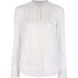 Diane von Furstenberg zijden blouse, off white, US6-NL36/38 Nieuw