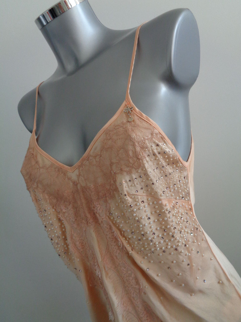 Elisabetta Franchi Gold zijden top, goud, IT44-38 origineel