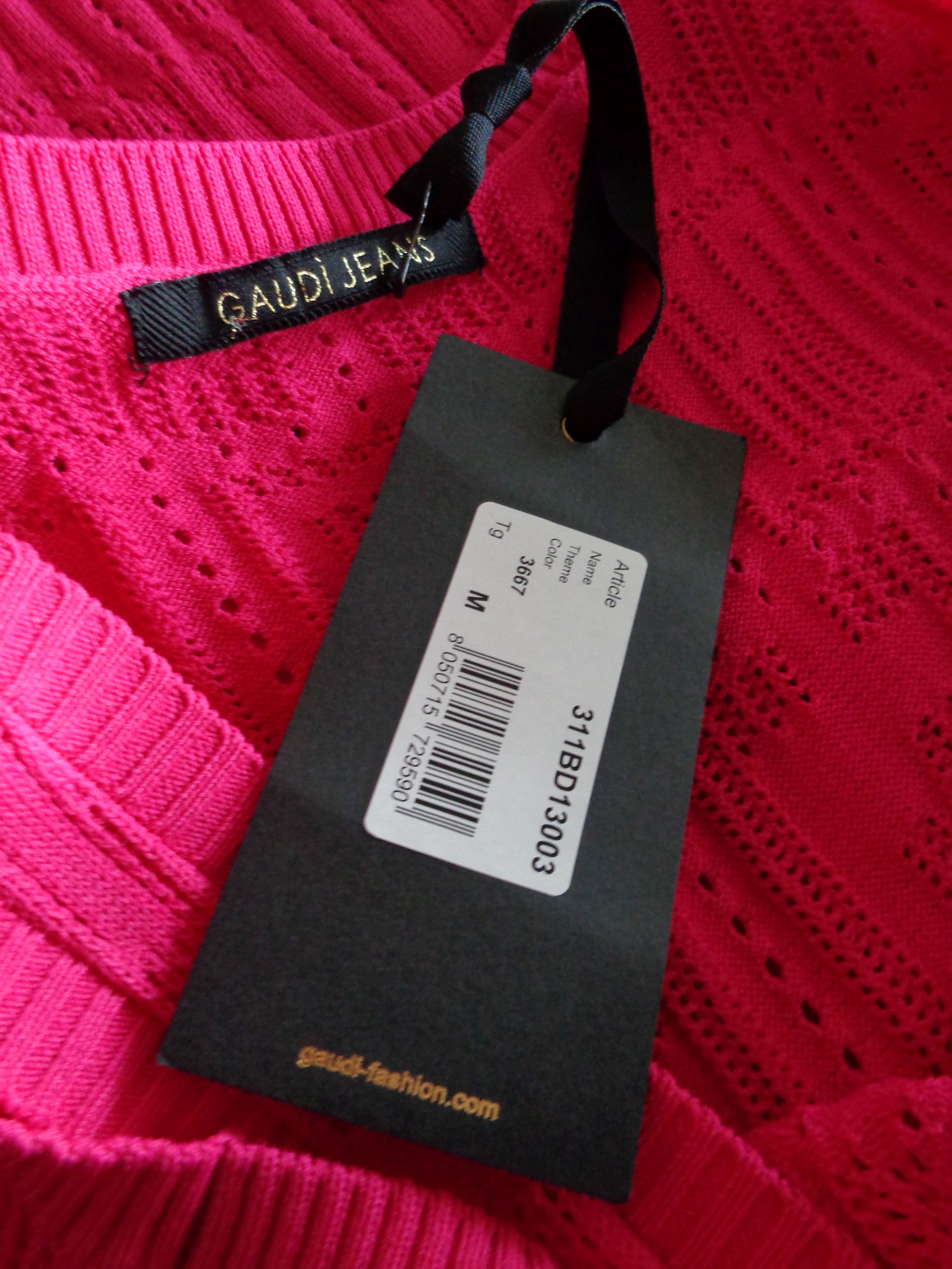 Gaudi Jeans hardroze jurk, maat medium, NIEUW met kaartjes