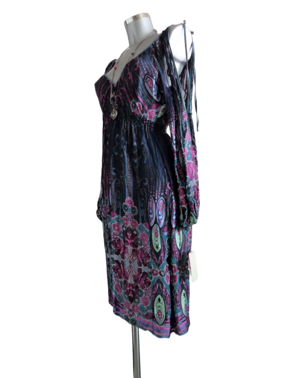 Hale Bob jurk, zijde, handgemaakt, maat small, NIEUW