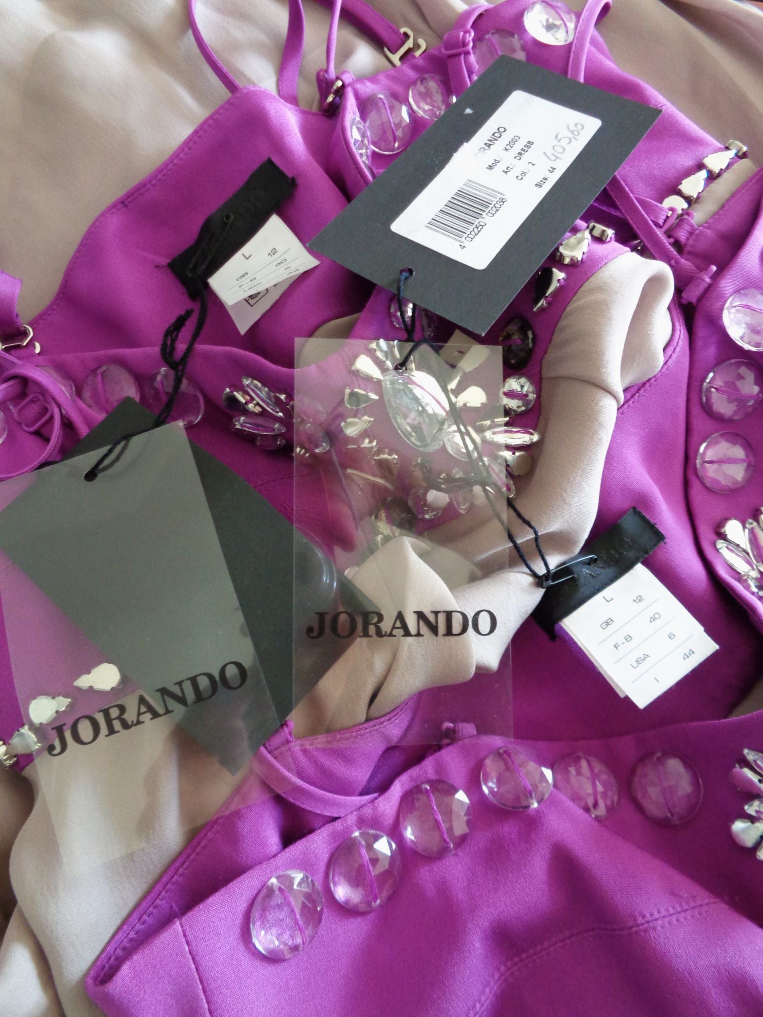 Jorando Italy mini dress, Nieuw, maat 38-IT44