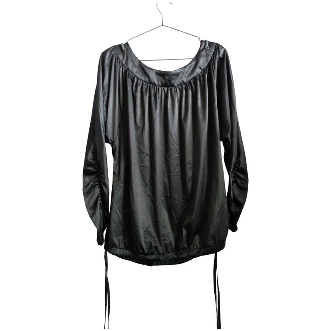 Monique Collignon designer blouse, satijn, maat 36 en 38, Nieuw