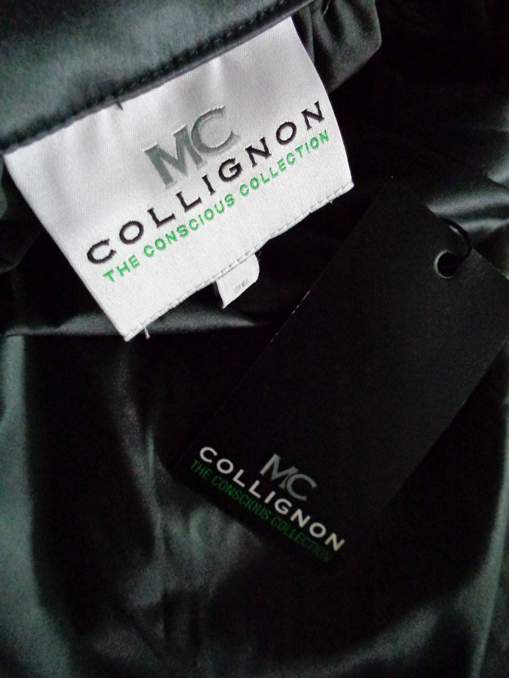 Monique Collignon designer blouse, satijn, maat 36 en 38, Nieuw