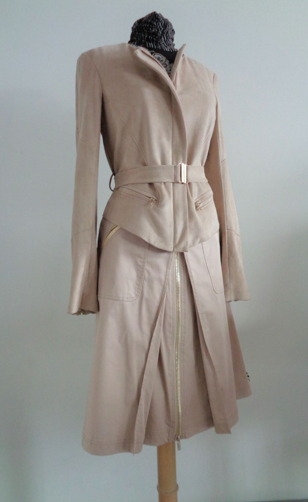 Monique Collignon camel rok, maat 36 en 38 NIEUW