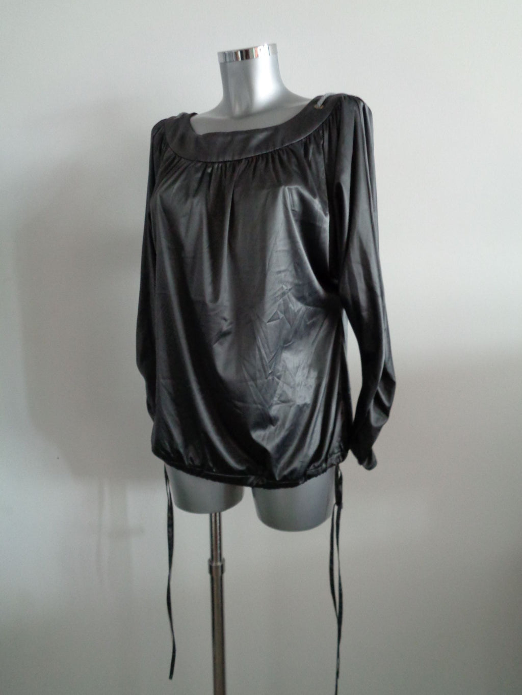 Monique Collignon designer blouse, satijn, maat 36 en 38, Nieuw