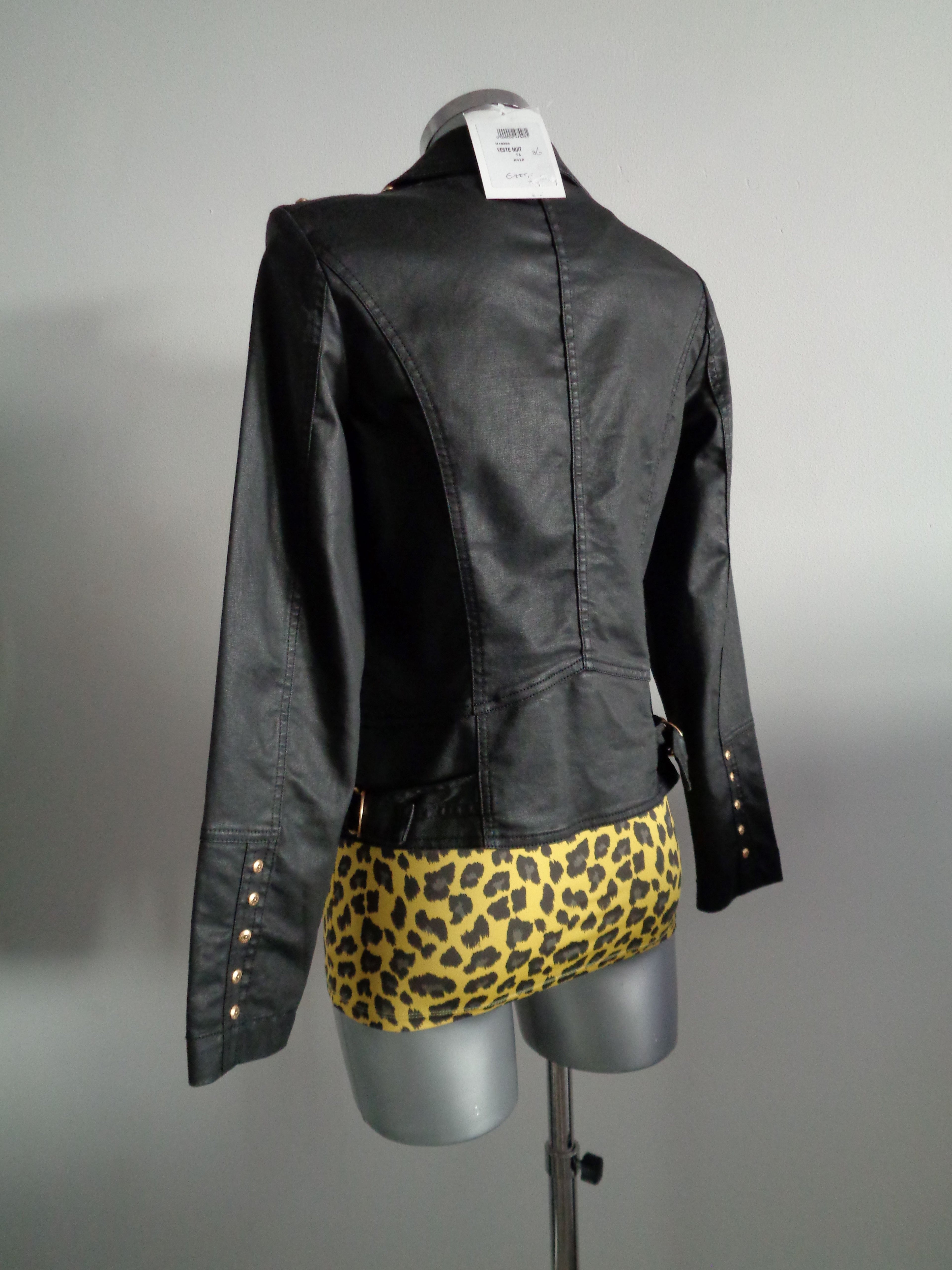 Paul Brial getailleerd zwart jasje, maat 1 (36) Nieuw