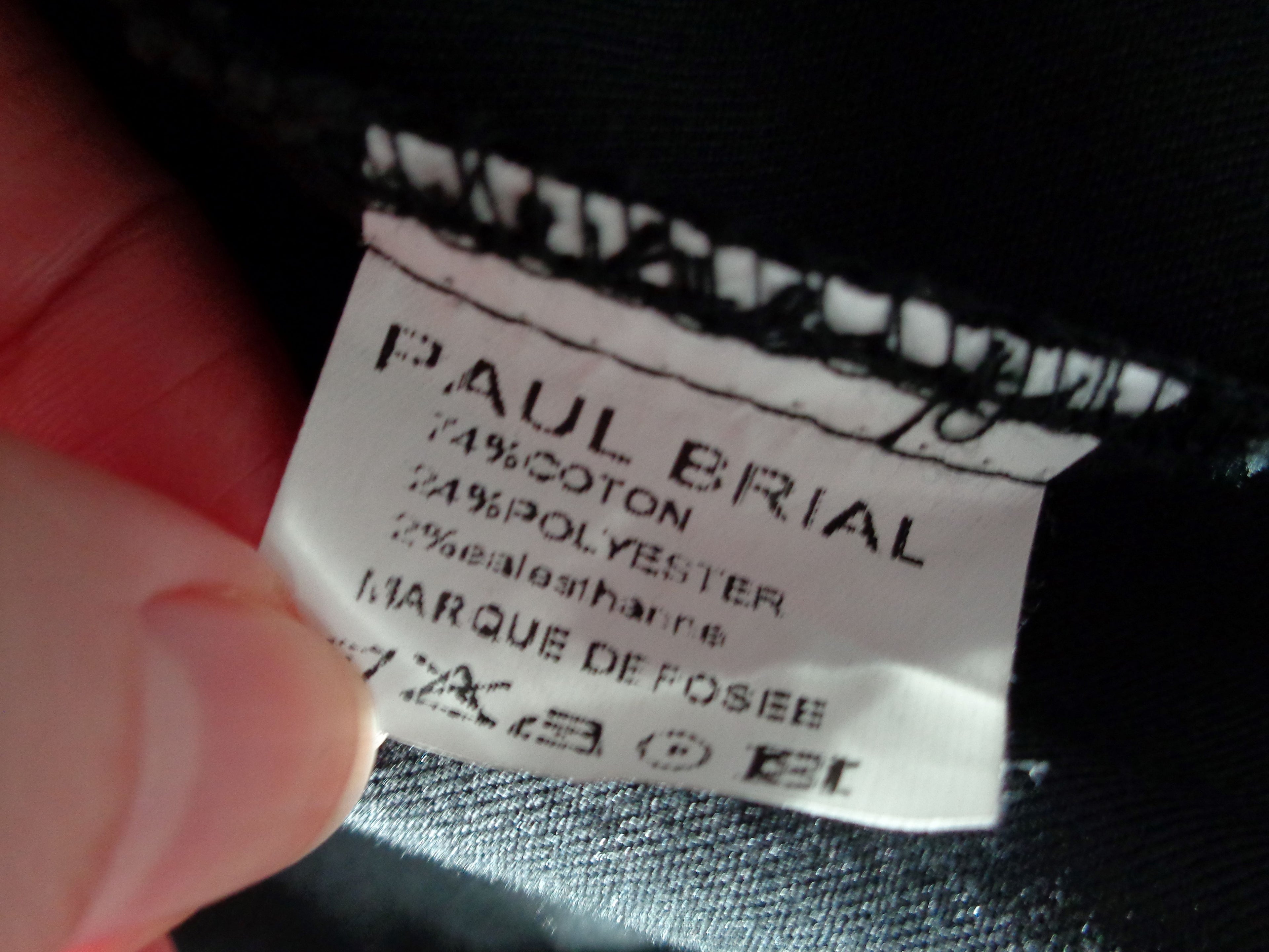 Paul Brial getailleerd zwart jasje, maat 1 (36) Nieuw