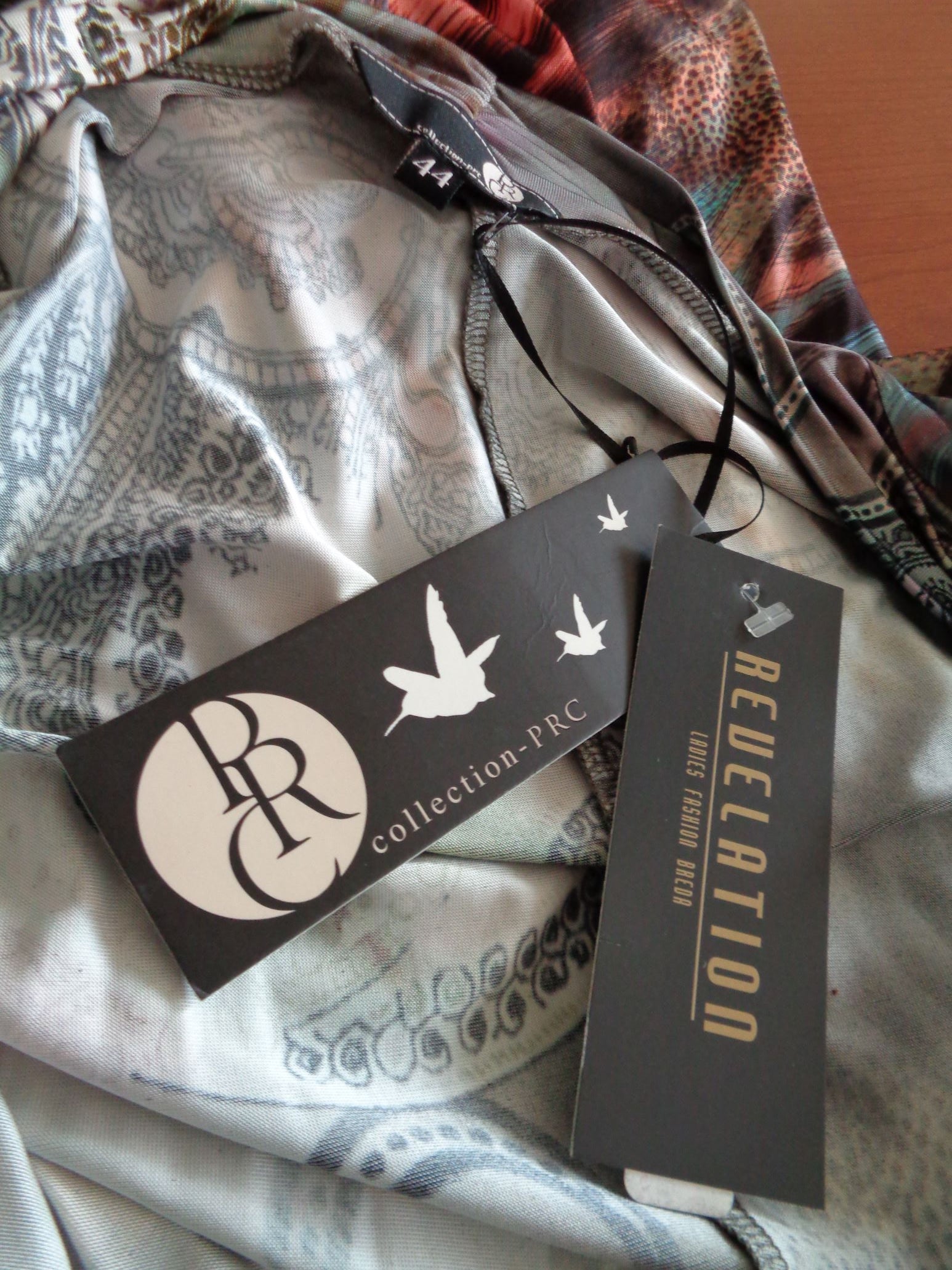 Percy Irausquin - PRC Collection, overslag jurk, 42/44, NIEUW