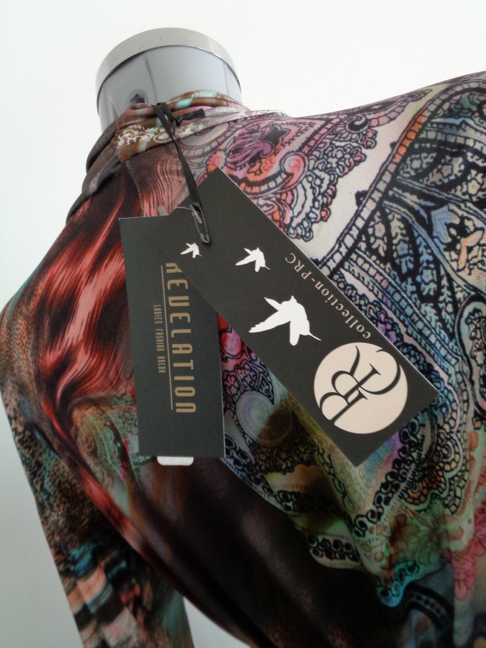 Percy Irausquin - PRC Collection, overslag jurk, 42/44, NIEUW