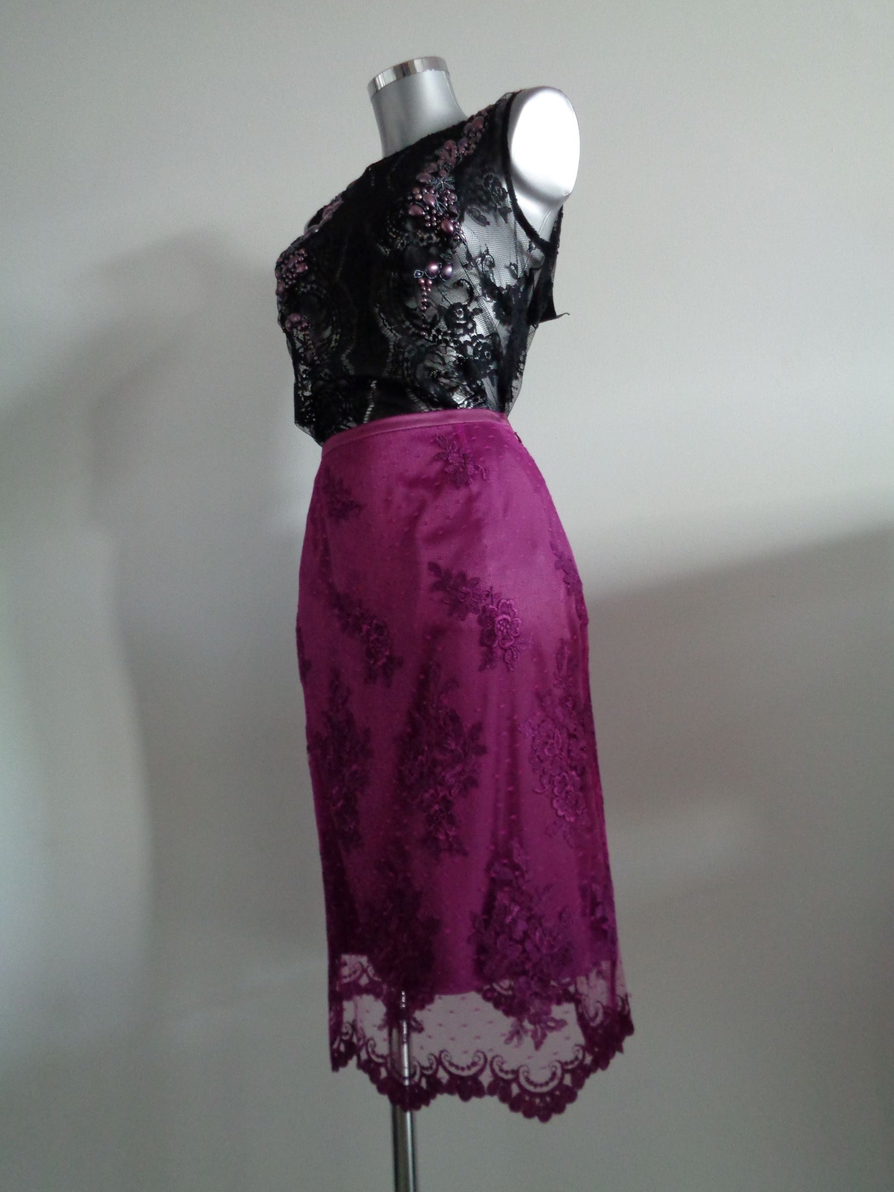 Sophia Pigozzi kanten rok, maat 38, nieuw.