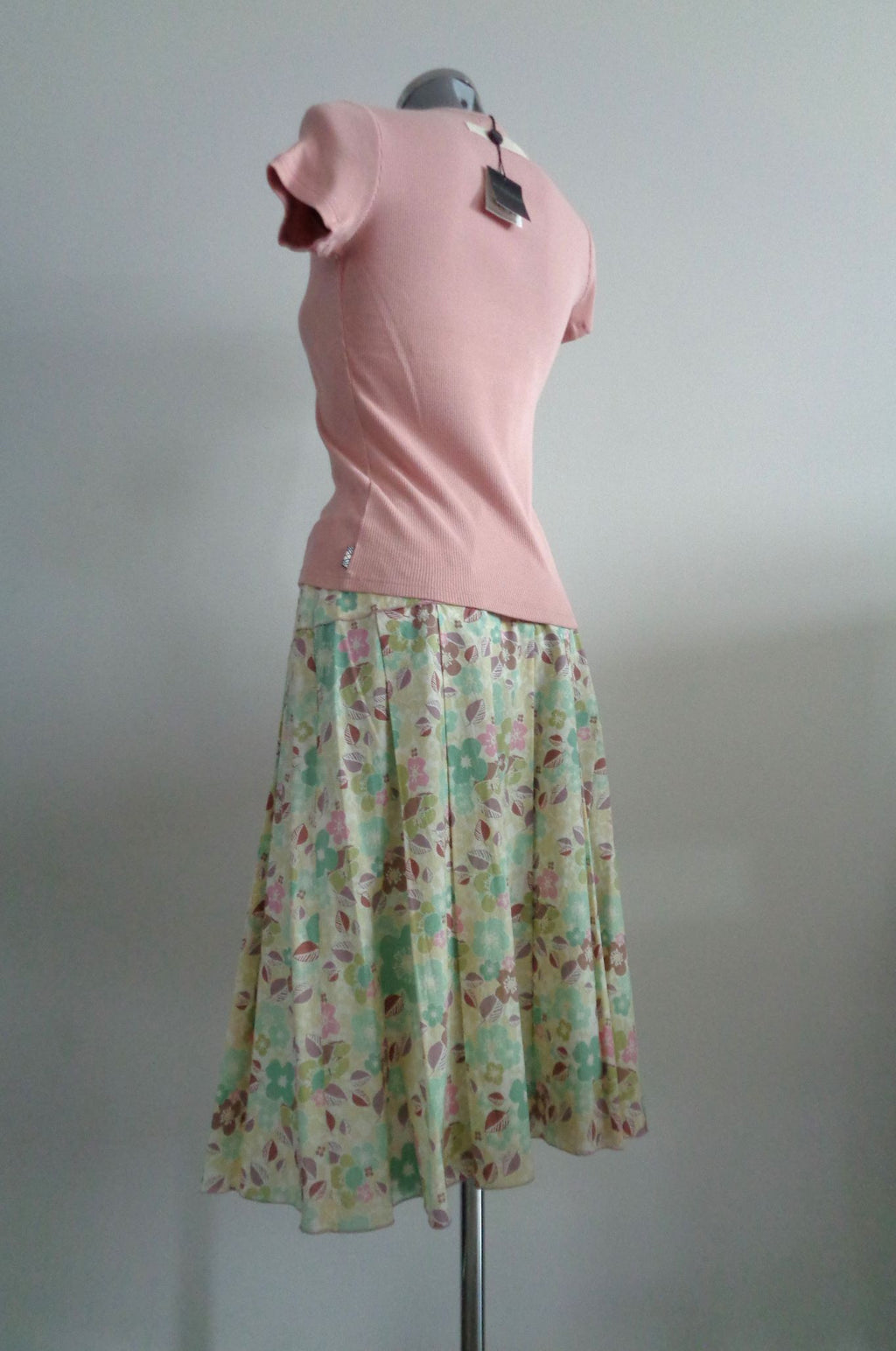 Riani rok pastel met Burberry shortsleeve, 38, NIEUW, origineel