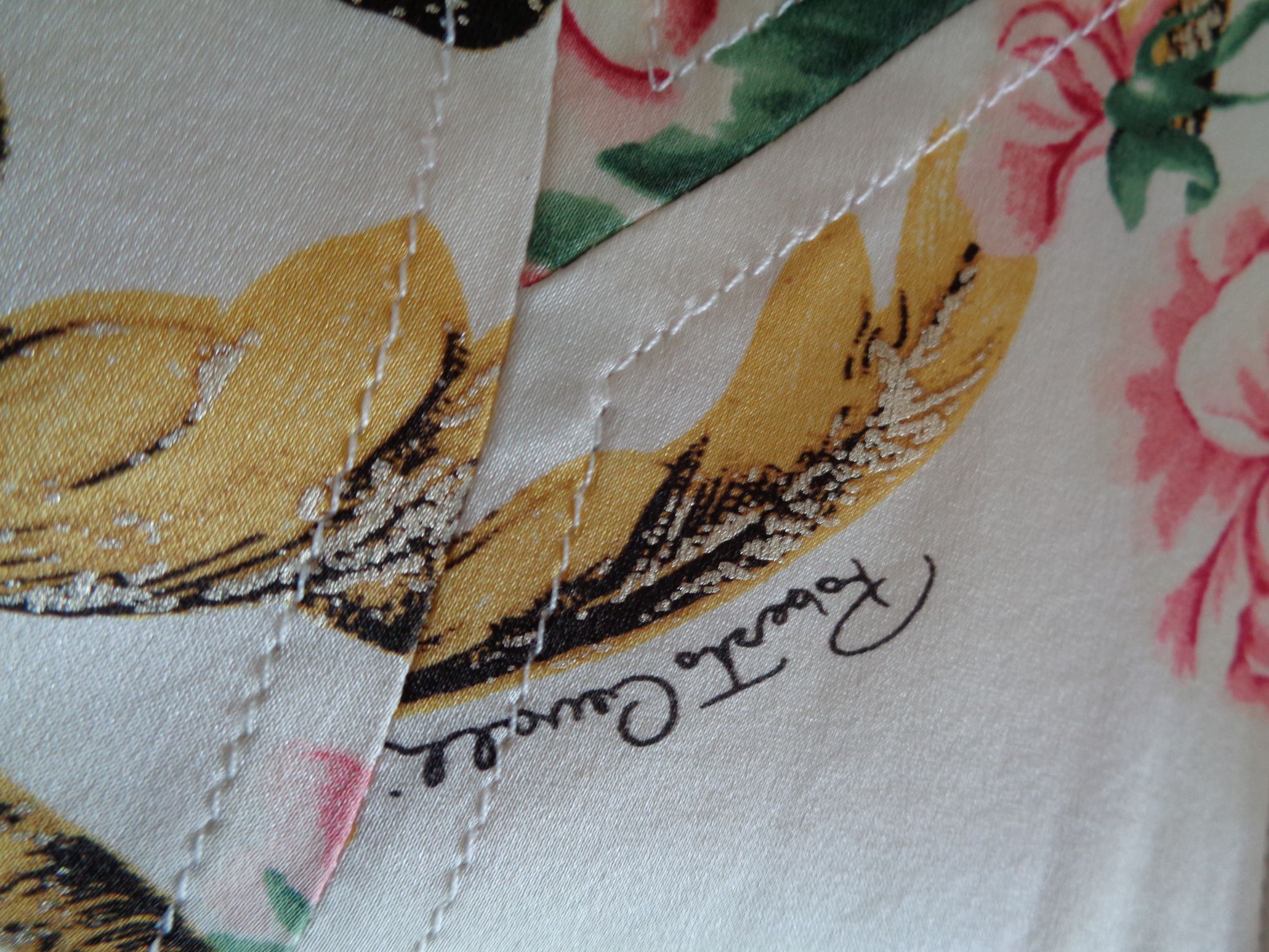 Roberto Cavalli zijden jurk, hoogste lijn, IT46-NL38/40 origineel